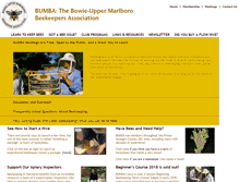 Tablet Screenshot of bumbabees.com